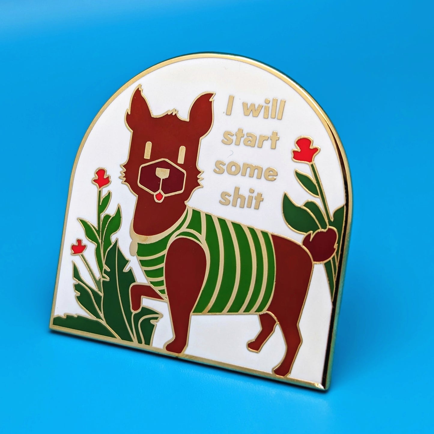 Wild Pup Enamel Pin